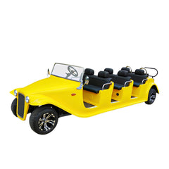 Megawheels Electric Golf Cart Vintage Classic Royal Vintage Golf Buggy 8 Seater by Gulf Buggy