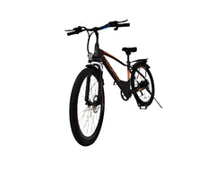 Front view of Black electric bike