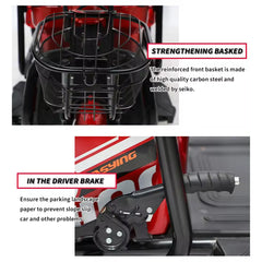Megawheels Electric Cab Tricycle Scooter for 3 passengers with Sunroof 48 V at Gulf Buggy