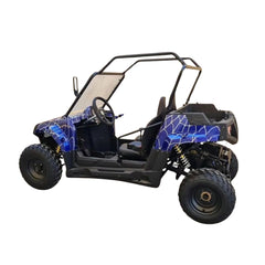 UTV 200 CC off Road Megawheels Fuel Buggy 2 Seater Blue