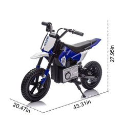 Megawheels Electric Dirt Bike Zipper X Lithium 36 V Cross Bike for Kids