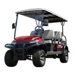 Megawheels LVT Terrain 4+2 seater off road electric Golf cart Buggy Red