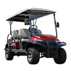 Megawheels LVT Terrain 4+2 seater off road electric Golf cart Buggy Red