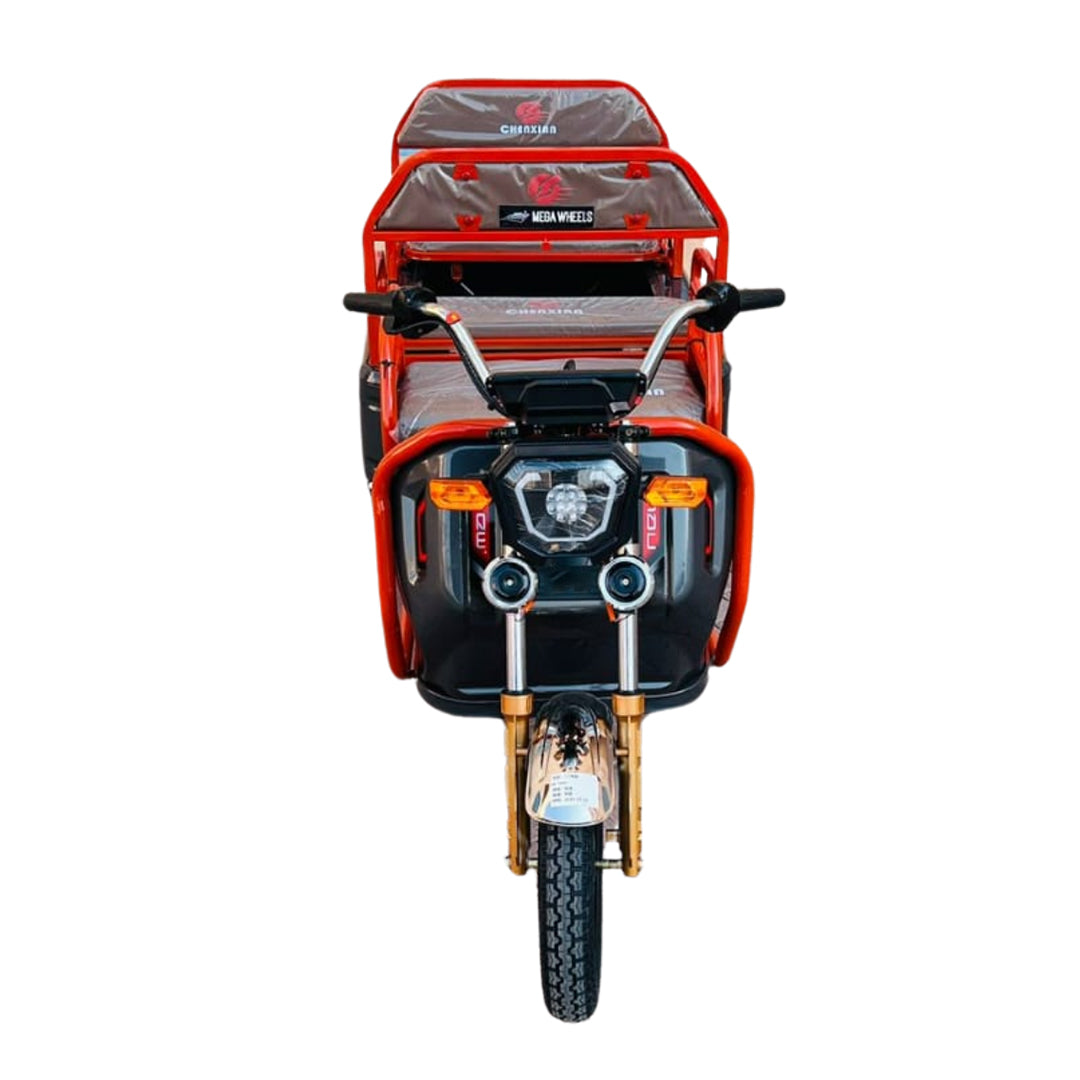 Megawheels Electric Passenger Cargo 48 v Hybrid Tricycle Series 2