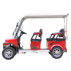 Megawheels 6 Seater Electric Golf Cart buggy red