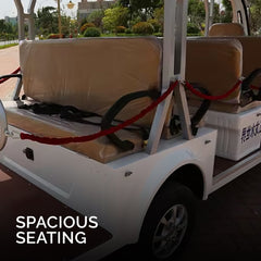 Megawheels LVT Electric Vehicle Shuttle Bus 14 Seater Open Buses for Sightseeing