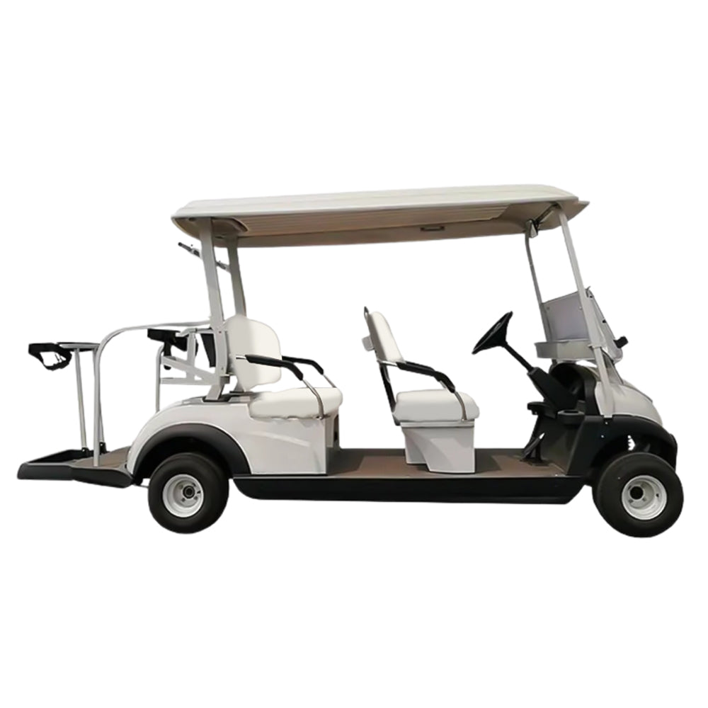 Megastar Golf club car 4 + 2 seater electric golf cart-White