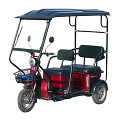 Megawheels Electric Cab Tricycle Scooter for 3 passengers with Sunroof 48 V at Gulf Buggy