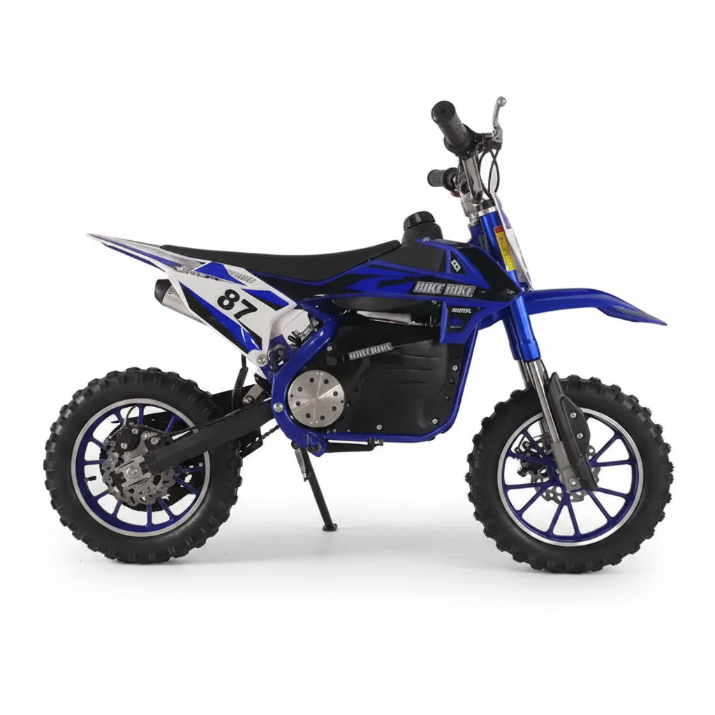 Motospark Electric Dirt Bike 36V by Megawheels Blue