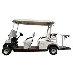 Megastar Golf club car 4 + 2 seater electric golf cart-White