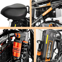 Collage of a motorcycle with KugooKit