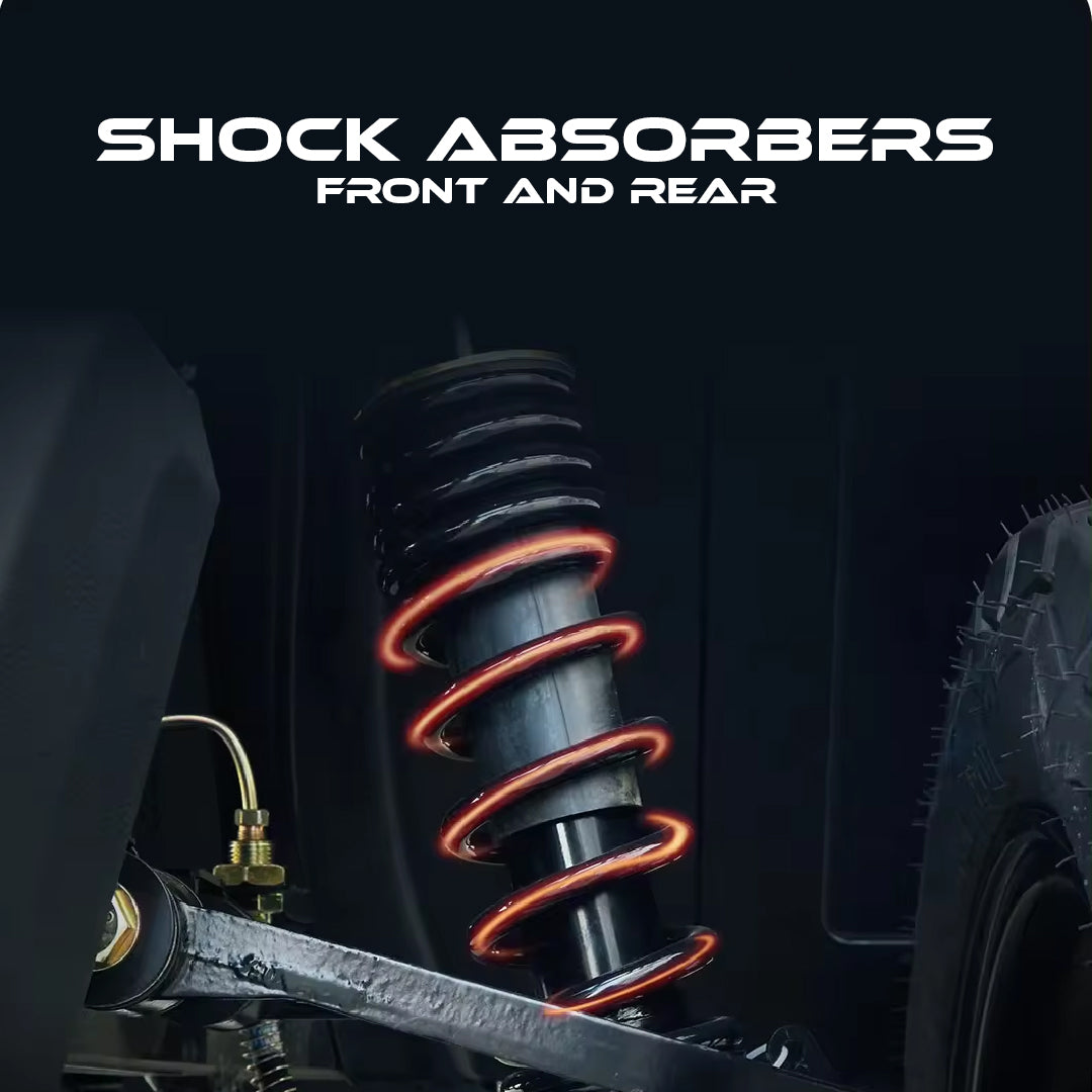 Green Rider Lifted Electric Golf Cart 2+2 Seater With off Road Tyres & Lithium Battery