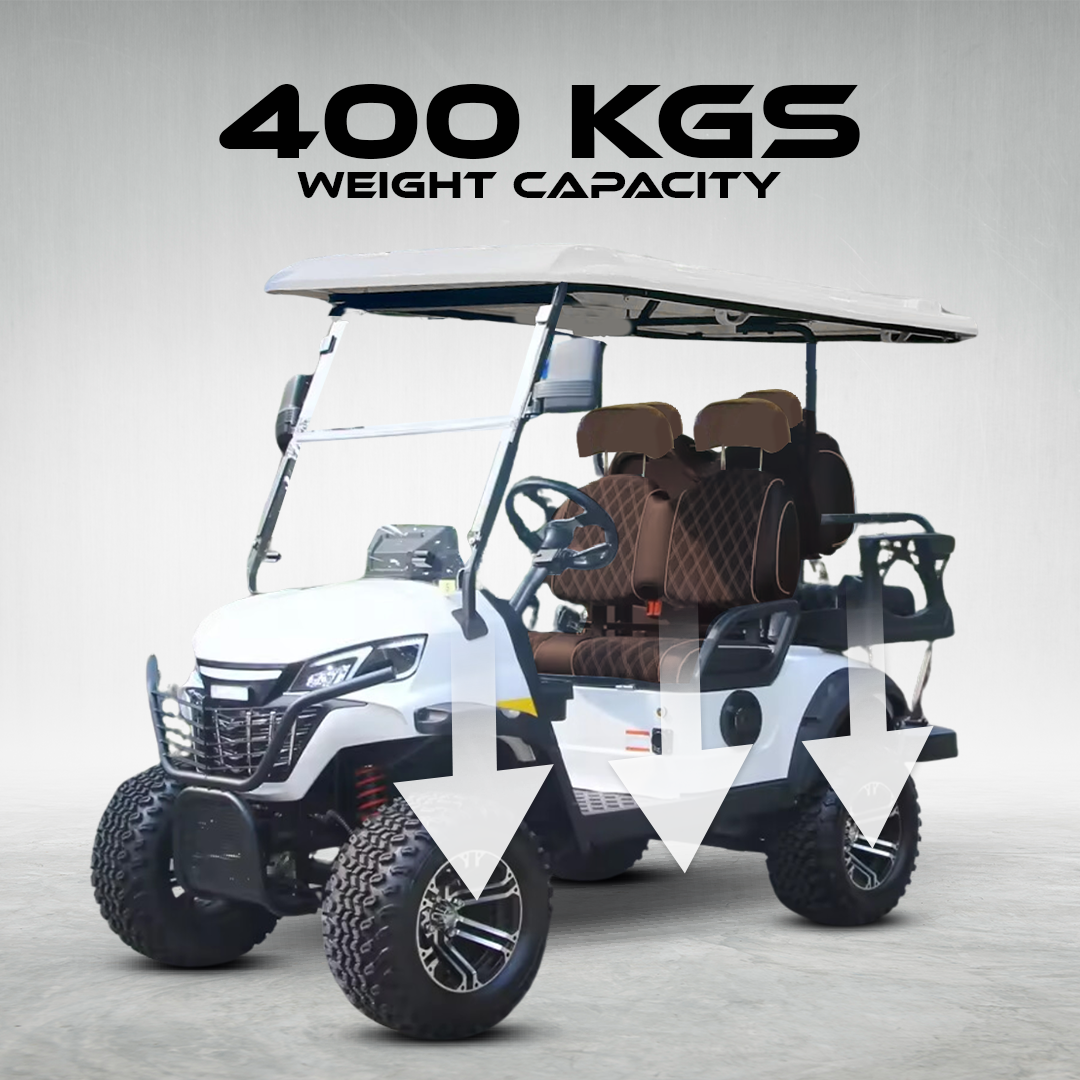 Megawheels Golfzilla Electric Golf Cart Buggy 2+2