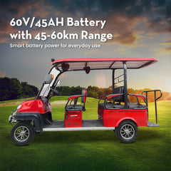 Megawheels Electric Golf Cart Sports Trekker Electrict Golf Buggy 4+ 2 Seater At Gulf Buggy