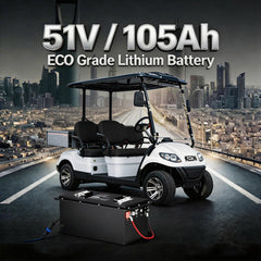 Keon Premium 4 Seater Electric Golf Cart with Short Cargo Box & Lithium Battery