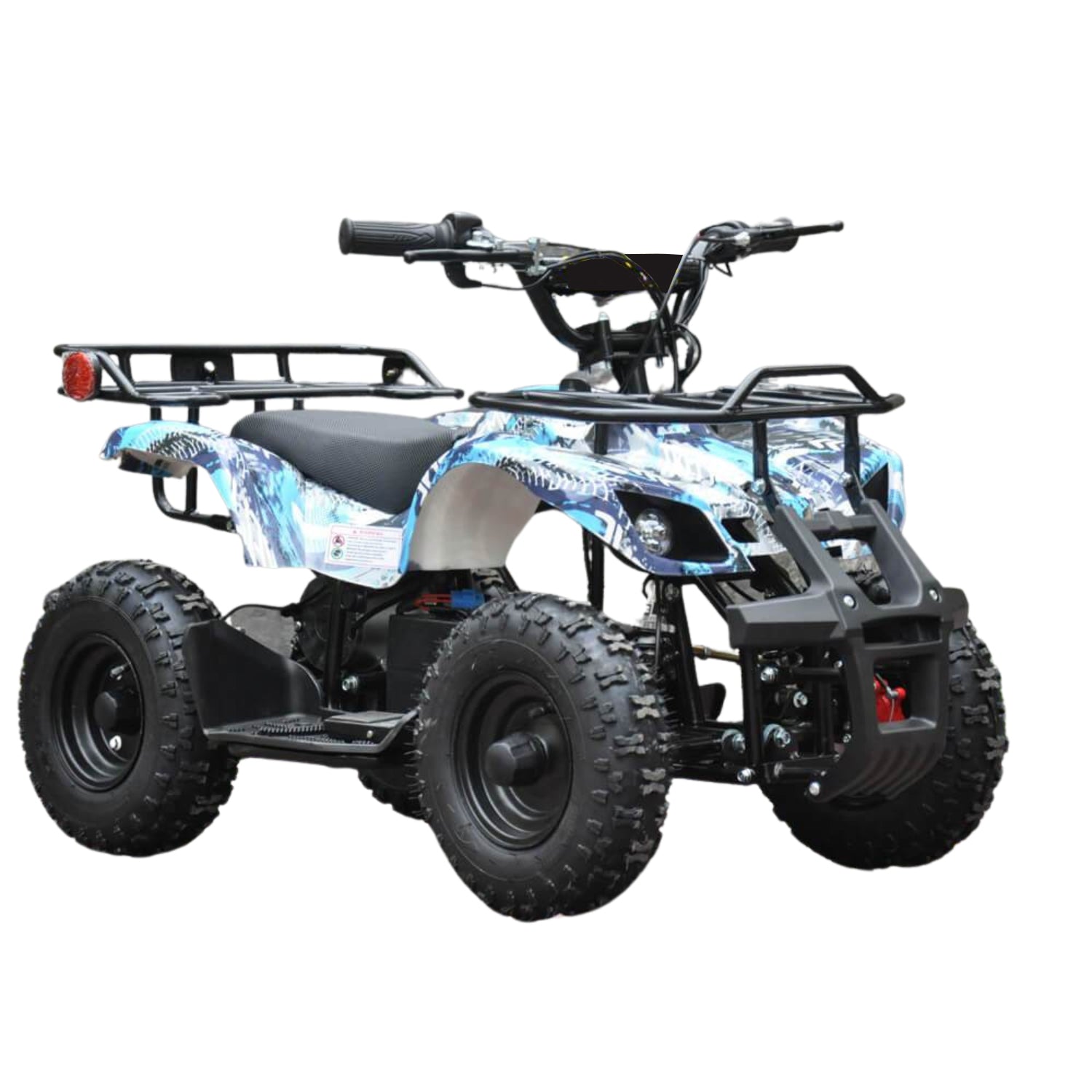 Motoworks 800w 36v Electric Farm Brushless Kids Quad Bike Blue