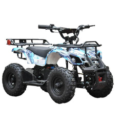Motoworks 800w 36v Electric Farm Brushless Kids Quad Bike Blue