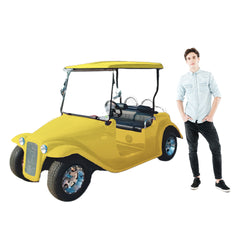 Megawheels Electric Golf Cart Vintage Classic Royal Electric Golf Buggy 4 Seater At Gulf Buggy