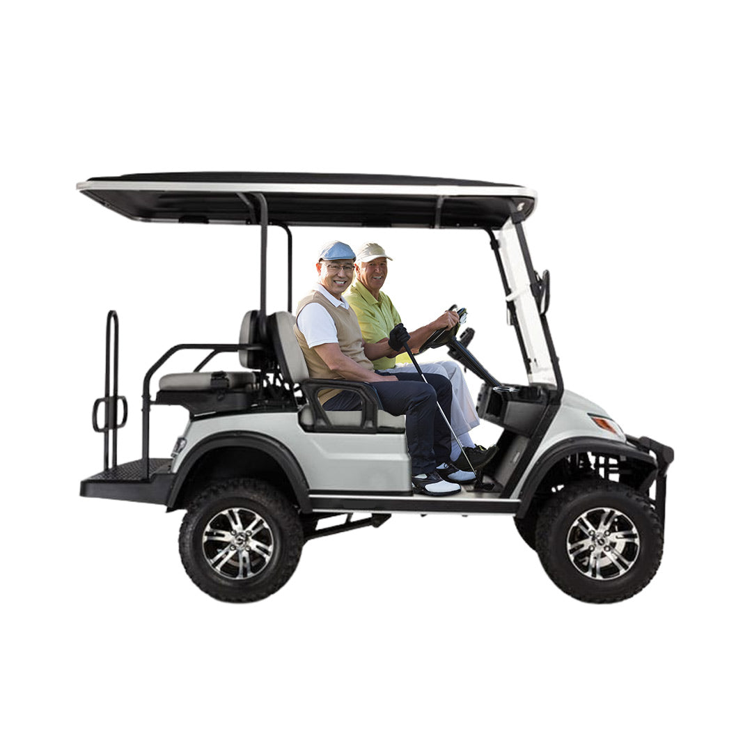Megawheels Lvt Electric Golf Cart 4 Seats 2+2 With off Road Tyres & Raised Suspensions