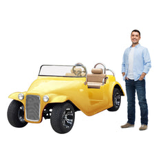 Megawheels Electric Golf Cart Vintage Classic Royal Electric Golf Buggy 4 Seater At Gulf Buggy