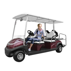 Megastar Golf club car 4 + 2 seater electric golf cart-White