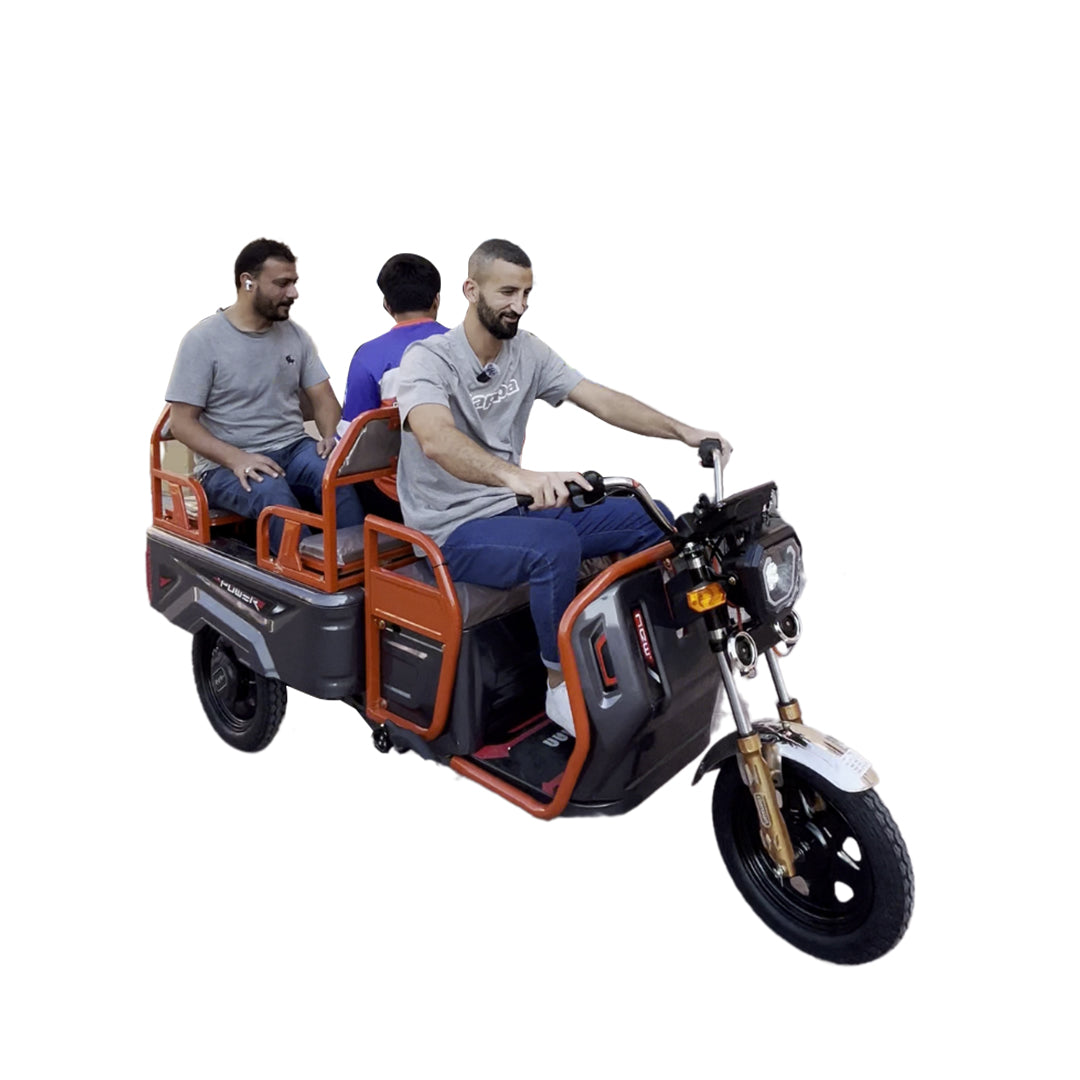 Megawheels Electric Passenger Cargo 48 v Hybrid Tricycle Series 2