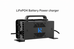 Black LiFePO4 battery power charger