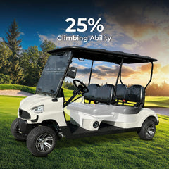 Megawheels Green Rider Electric Golf Cart 4 Seater Golf Buggy By Gulf Buggy