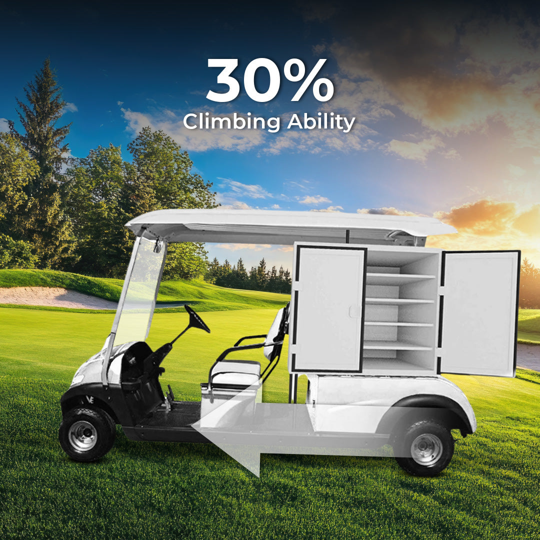 Gulf Buggy Food Xpress Golf Cart 2 Seater for Food Storage Golf Buggy