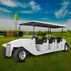Megawheels Electric Golf Cart Vintage Classic Royal Vintage Golf Buggy 8 Seater by Gulf Buggy