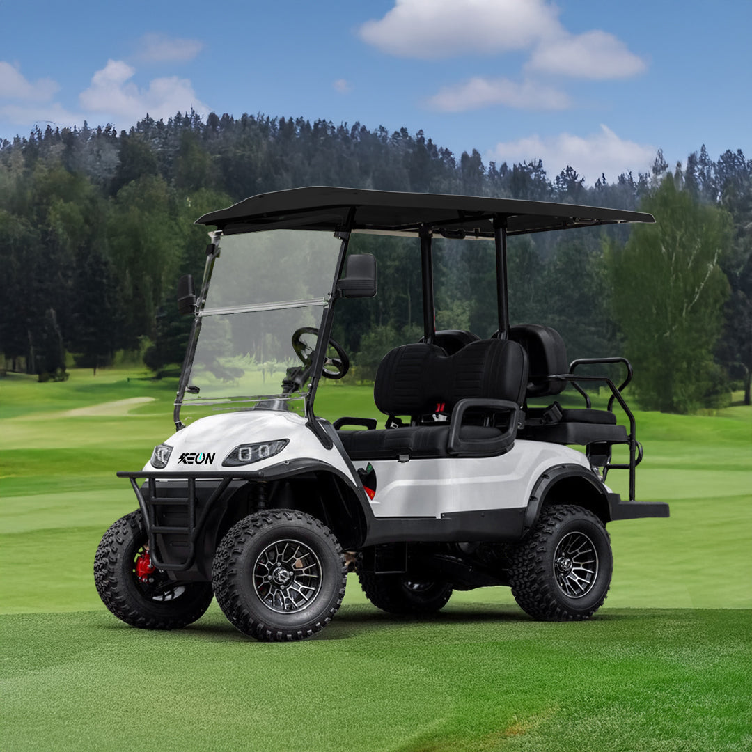 Keon Premium Electric Golf Cart 48V 170 AH Battery 4 Seater With Lifted Suspension and 1 Years Warranty