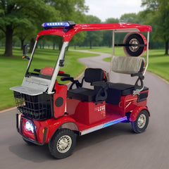 Megawheels Golf Cart Powerpod Trio Mini Electric Golf Buggy 60V for 3 Passengers By Gulf Buggy