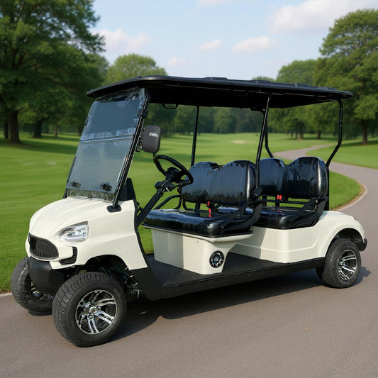 Megawheels Green Rider Electric Golf Cart 4 Seater Golf Buggy By Gulf Buggy