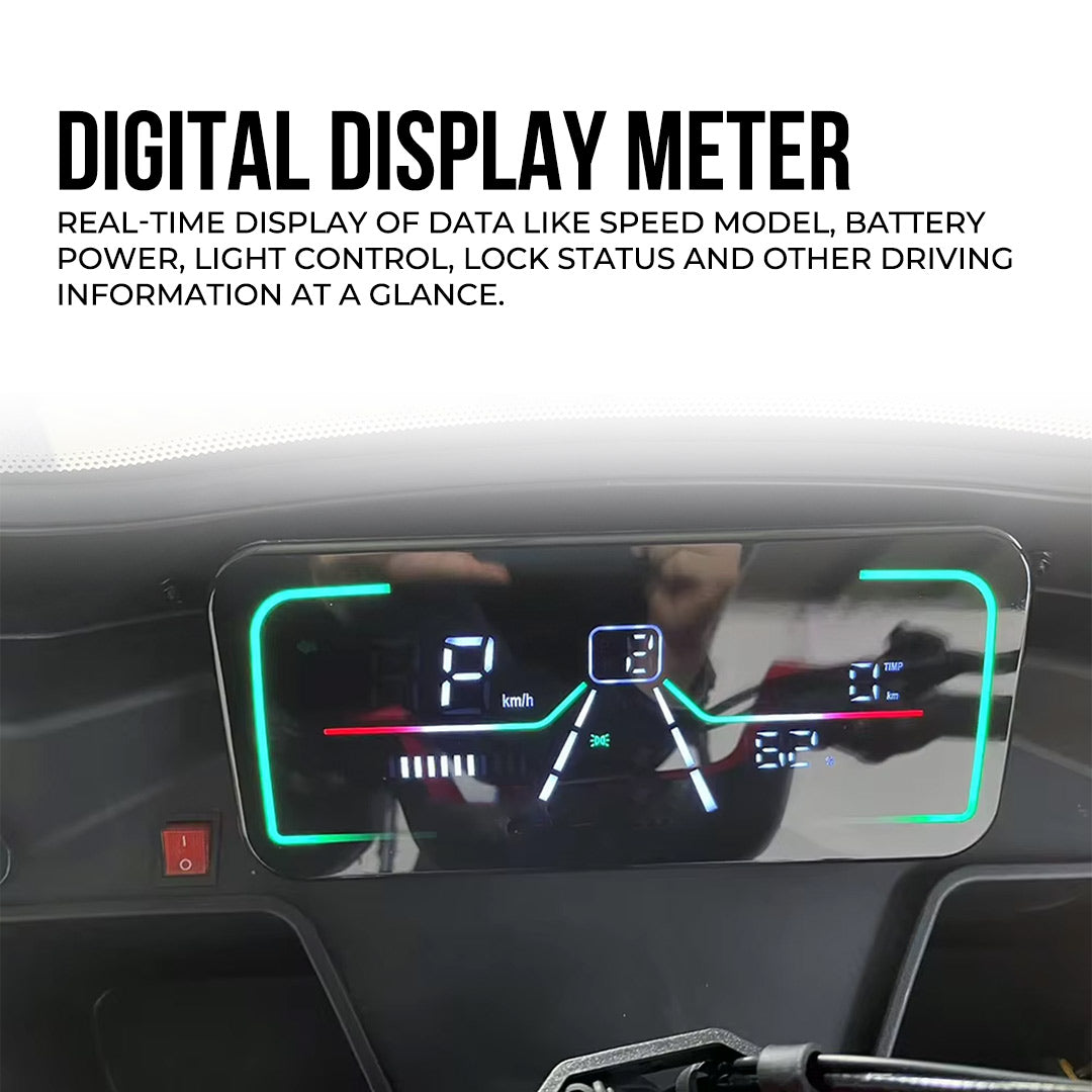 Megawheels Urbanroof 60V Electric Tricycle for 3 Passengers Series 2 by Gulf Buggy
