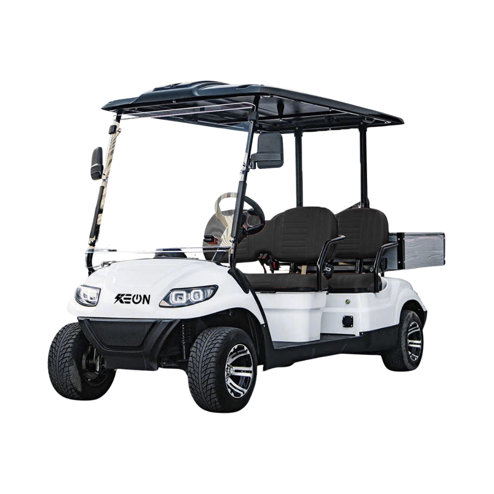 Keon Premium 4 Seater With Long Cargo Box Utility Vehicle