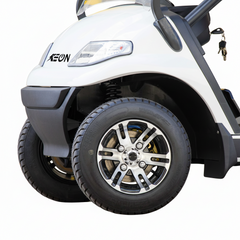 Close Up of Tyer of Keon Electric Utility Vehicle