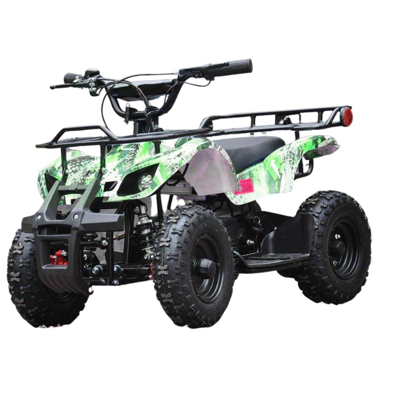 Motoworks 800w 36v Electric Farm Brushless Kids Quad Bike Green