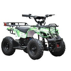 Motoworks 800w 36v Electric Farm Brushless Kids Quad Bike Green