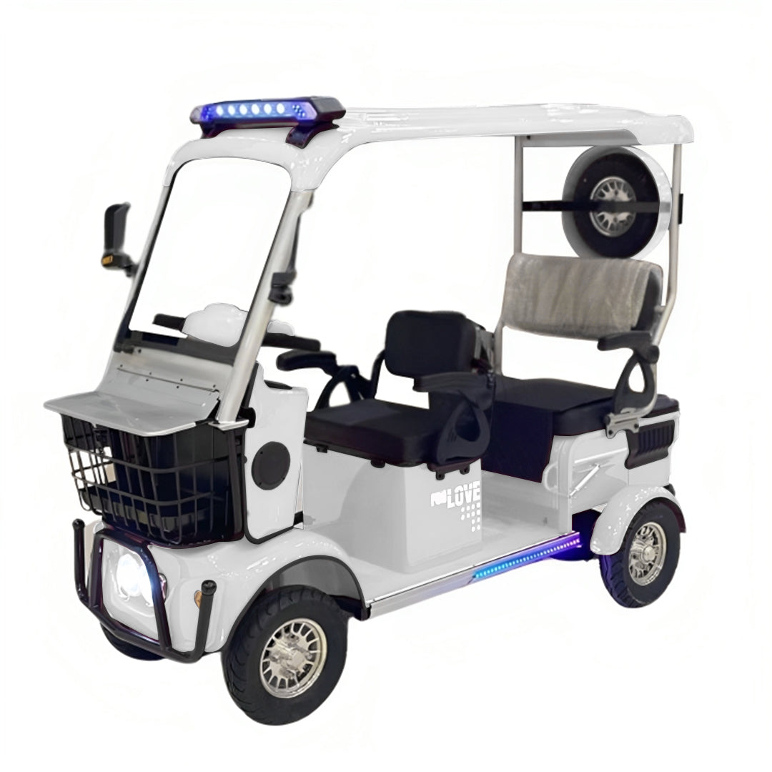Megawheels Powerpod Trio Mini Electric Golf Carts 60V for 3 Passengers By Gulf Buggy