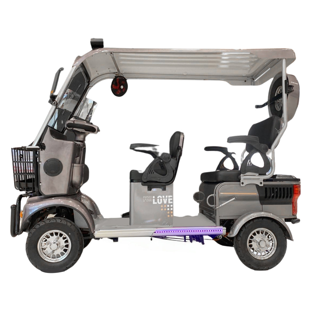 Megawheels Powerpod Trio Mini Electric Golf Carts 60V for 3 Passengers By Gulf Buggy