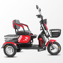 Electric Folding Mobility Scooter Carrier, Cargo Scooter Tricycle For 3 Passengers 600 watts