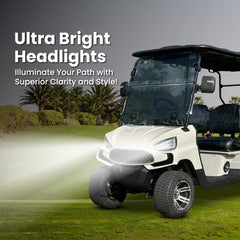 Megawheels Green Rider Electric Golf Cart 4 Seater Golf Buggy By Gulf Buggy