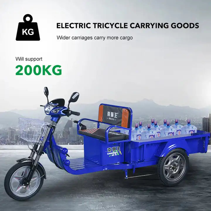 Megawheels 800w Electric Cargo Motorcycles Tricycle