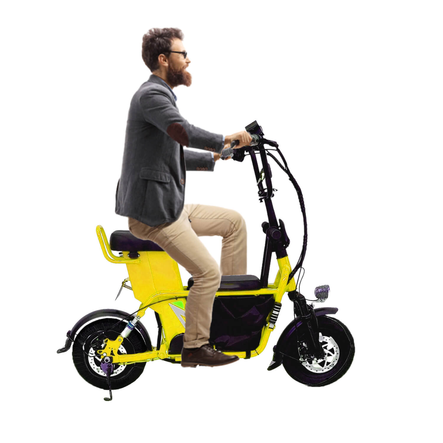 Megawheels Scoobike 48 v Electric Bike With Carry Bag By Gulf Buggy