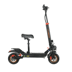 Black Kugoo T5 electric scooter with seat