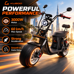 Kugoo Electric Fat Tyre Harley Scooter 3000 W Motor Power Bike Powerful perfonmance