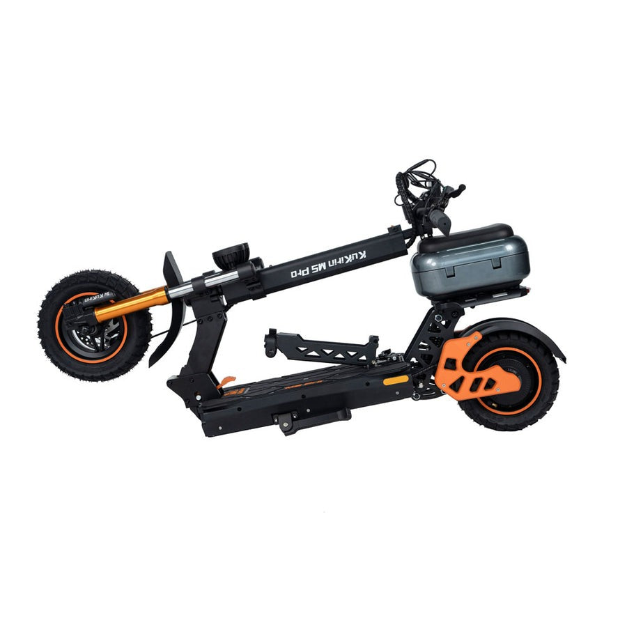 Black and orange Kugoo electric scooter