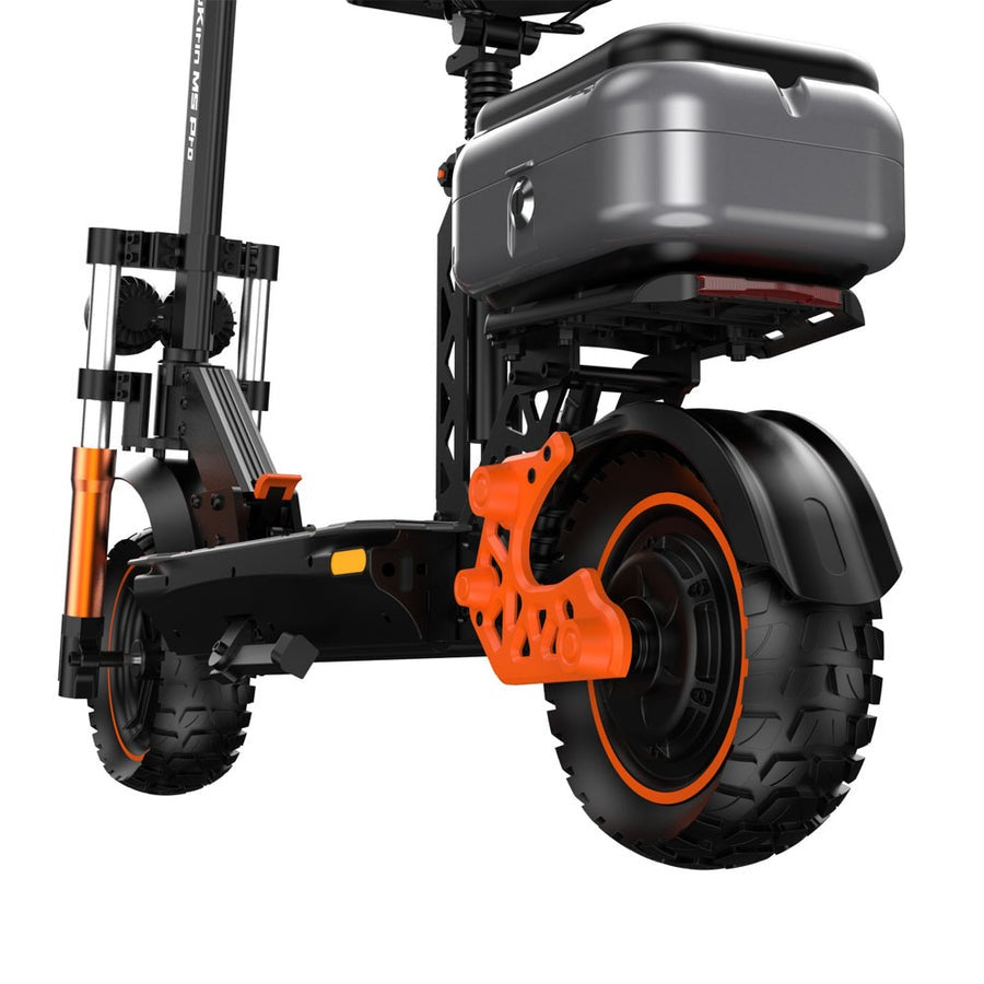 Kugoo scooter with large black wheels