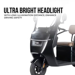 Megawheels Urbanroof 60V Electric Tricycle for 3 Passengers Series 2 by Gulf Buggy