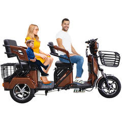 Megawheels 800 watts Big Size Mobility 3 Wheel Electric Scooter 48v By Gulf Buggy